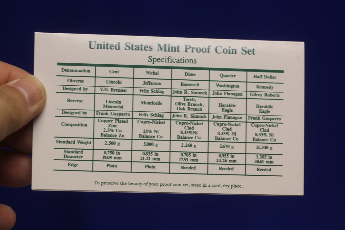 A 1994 US Mint Proof Set - 5