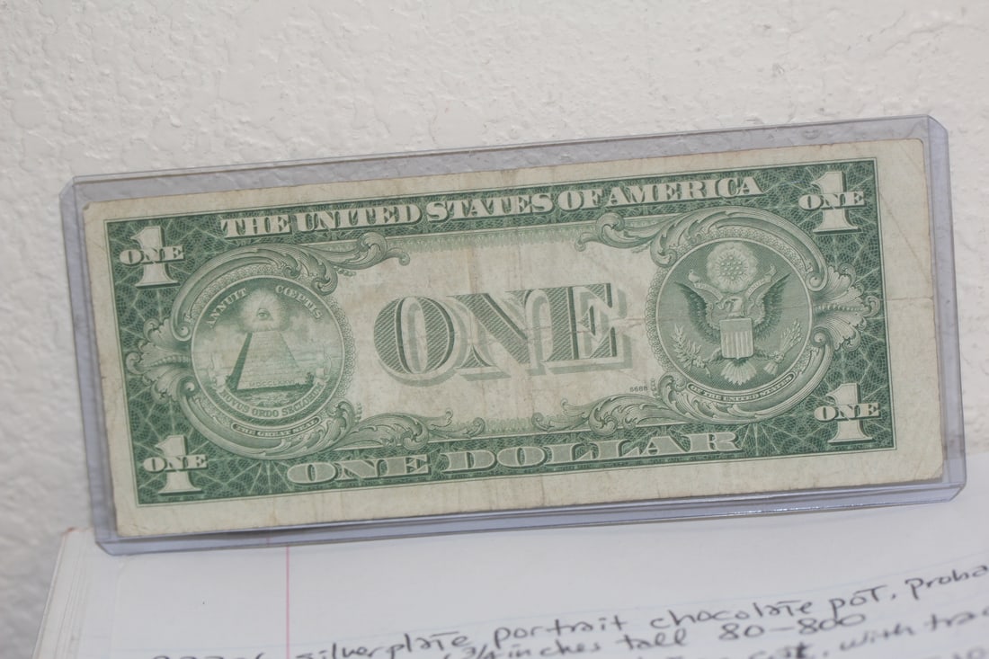 Shift Error 1935 $1.00 Blue Seal Note - 2