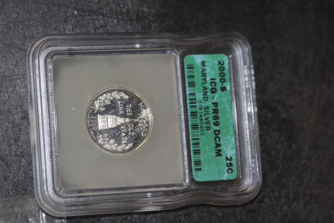 ICG Graded 2008-S Silver Quarters: PR69 - DCAM