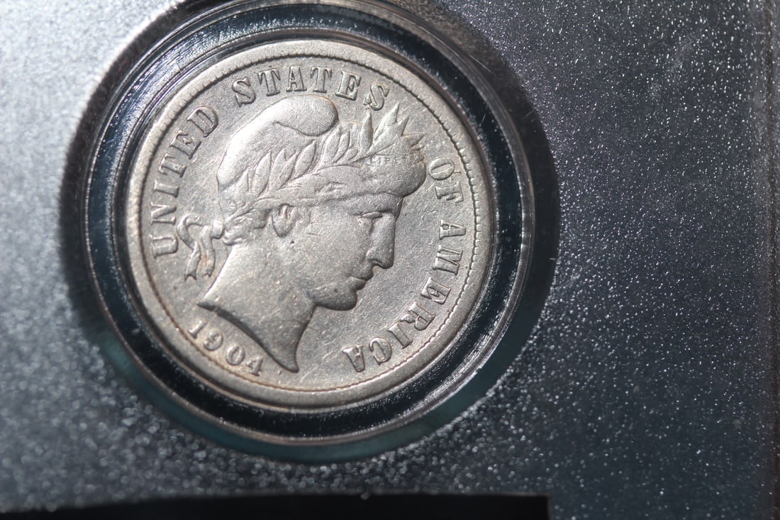 1904-o Barber Silver Dime (1 of 3)