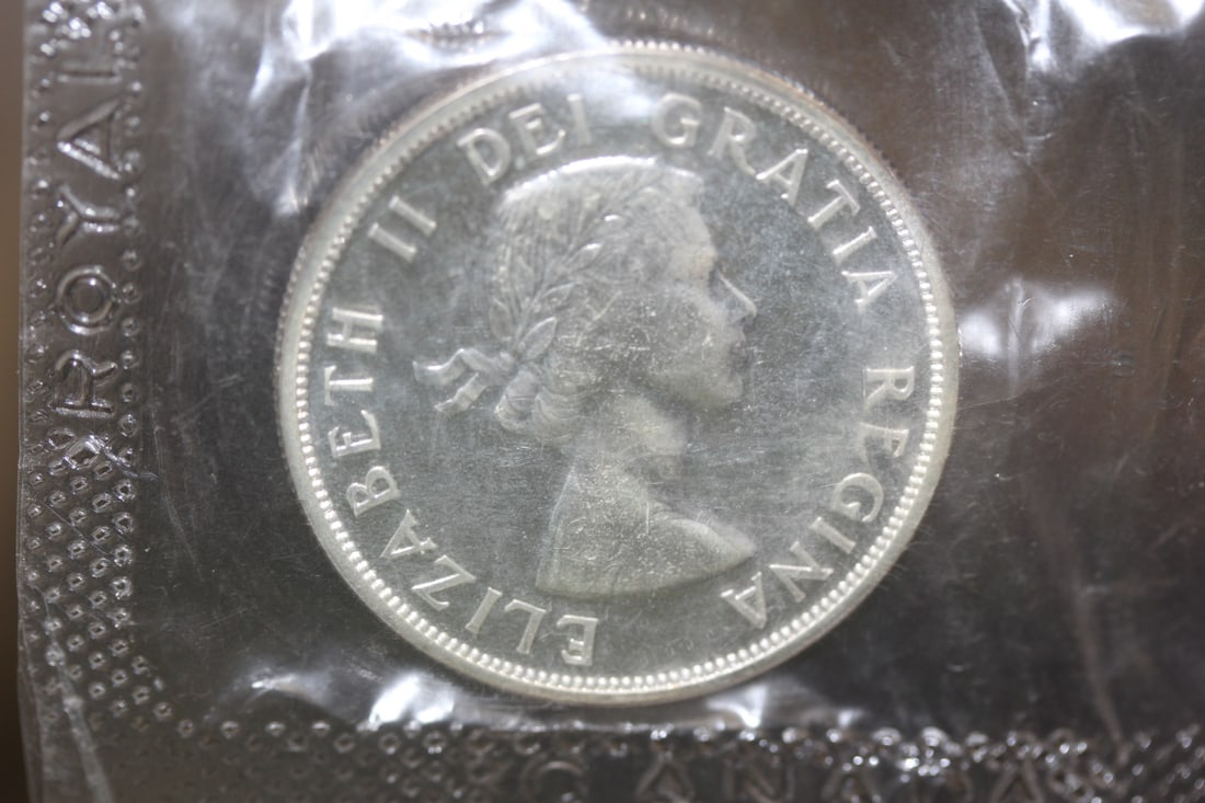 1963 80% Silver Canada Dollar: still sealed