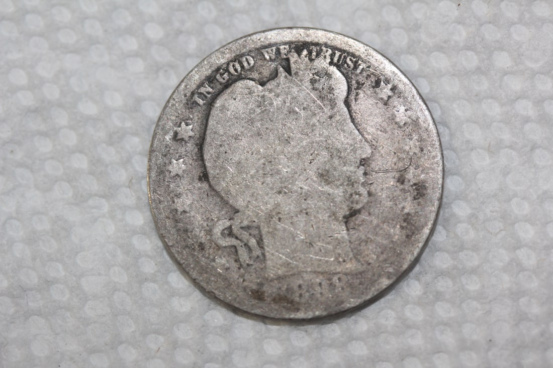 1898 Barber Quarter: as shown