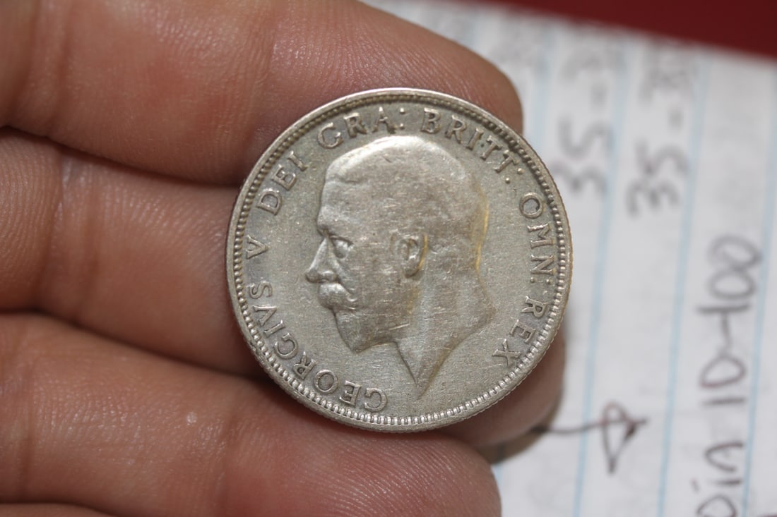 1935 Great Britain One Florin Silver Coin: as shown