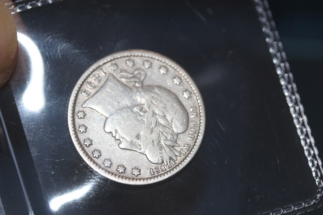 1899 Barber Silver Quarter: as shown