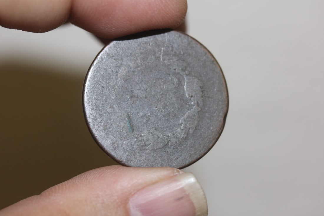 Unknown Date Large Cent: worn