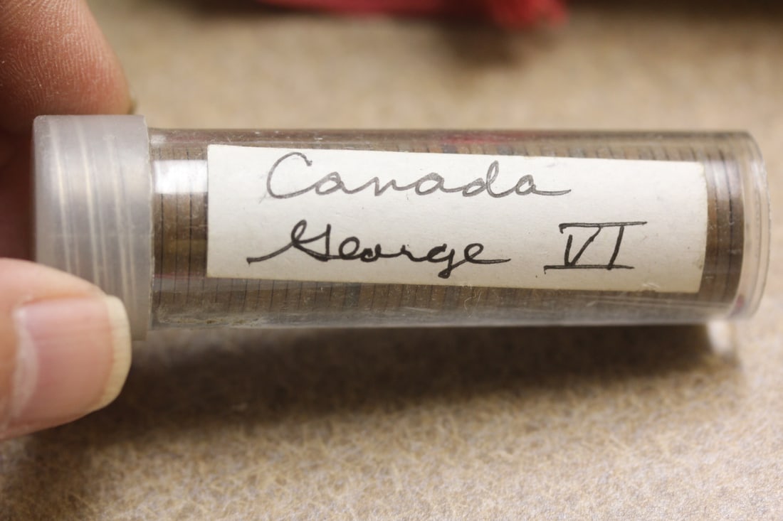 Roll of Canada King George VI One Cent: as shown