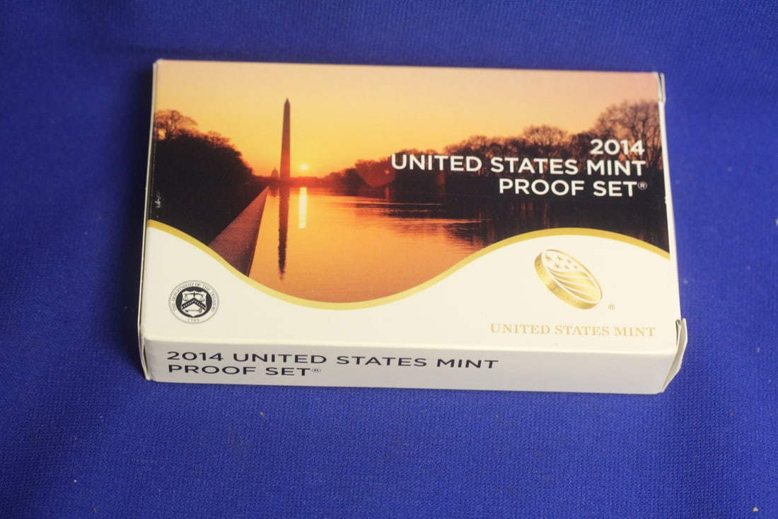 2014 US Mint Proof Set: 14 coins