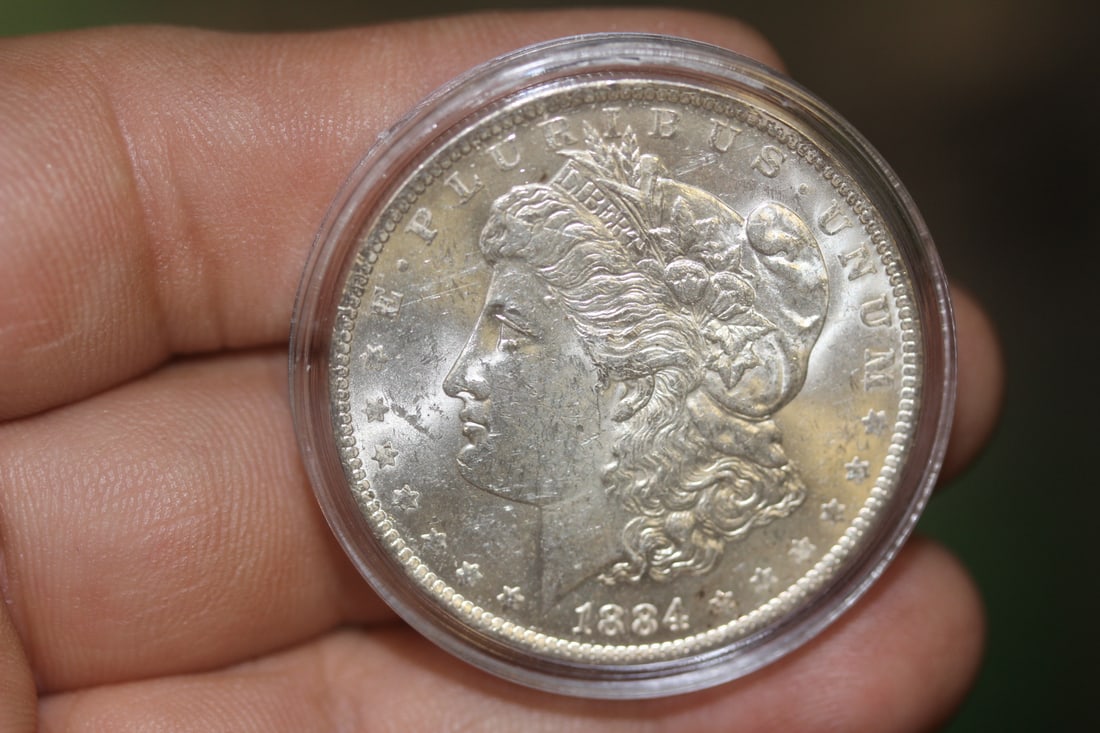 1884-O Morgan Silver Dollar: beautiful condition