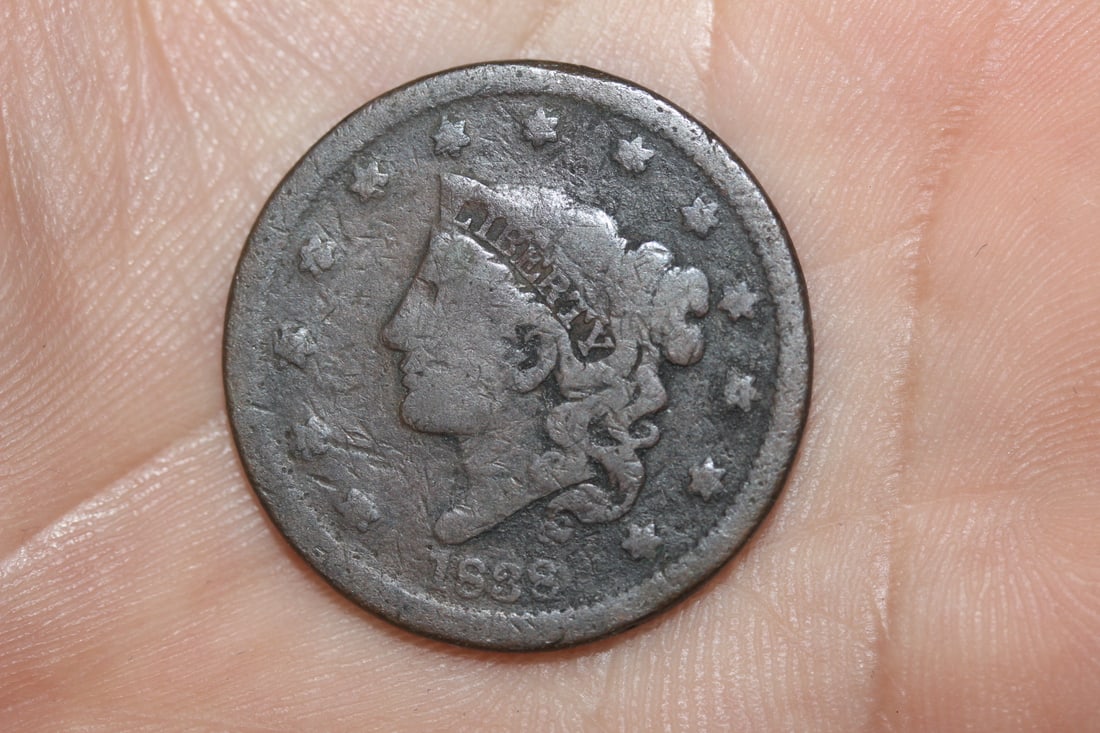 1838 Large Cent - 2