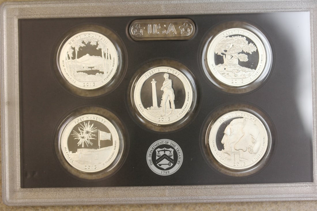 2013 US Mint Silver Proof Set - 9