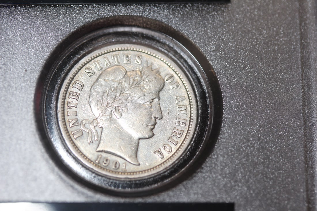 1901-O Barber Silver Dime: key date