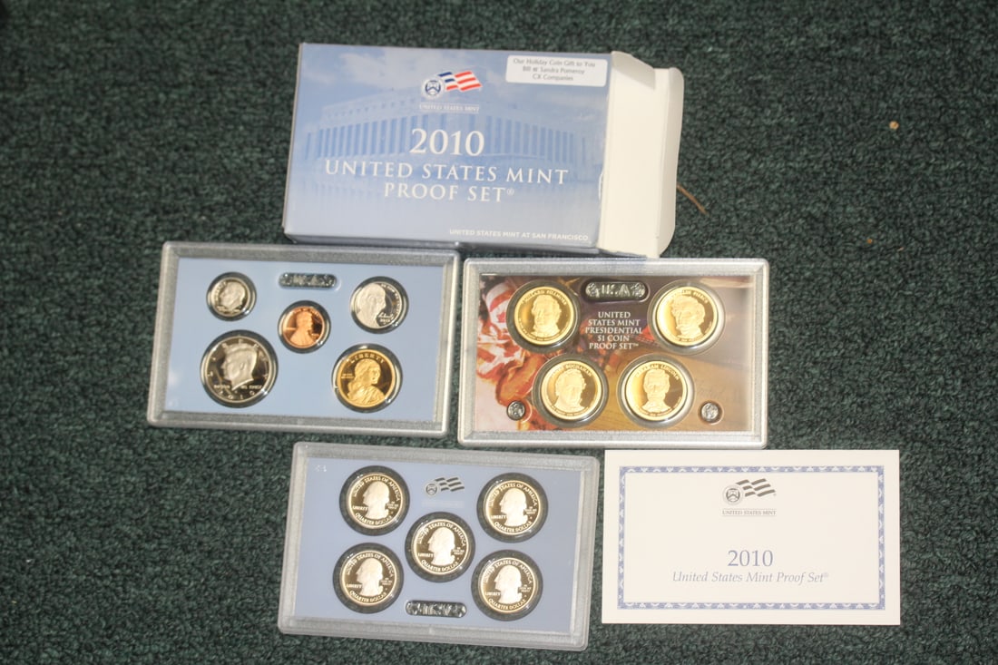 2010 US Mint Proof Set: 14 coins