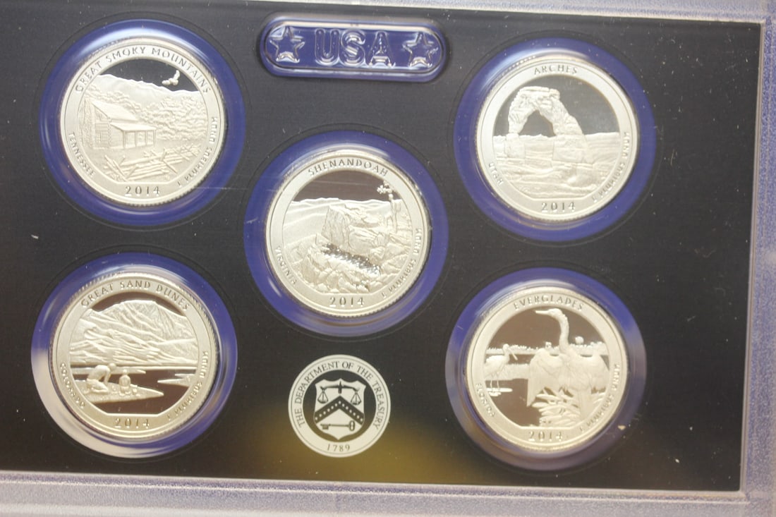 2014 US Mint Silver Proof Set - 8