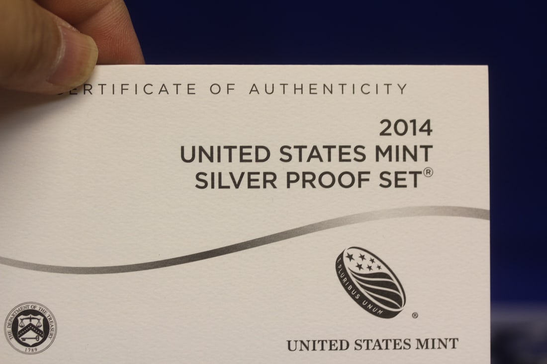2014 US Mint Silver Proof Set - 9
