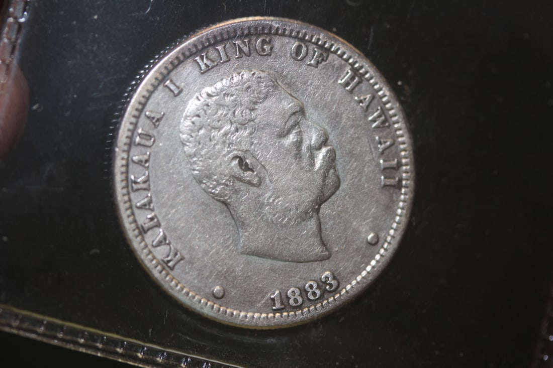 1883 Hawaii Silver Quarter: as shown
