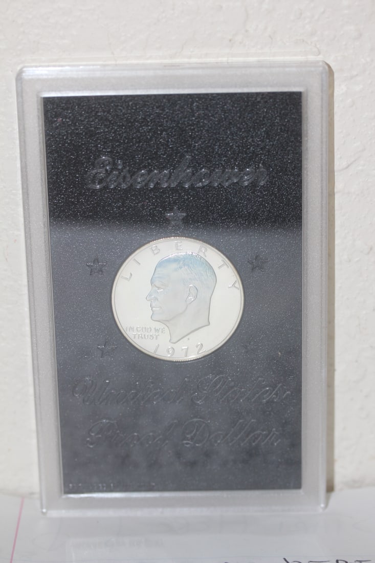 1972 Ike Proof Dollar: 40% Silver