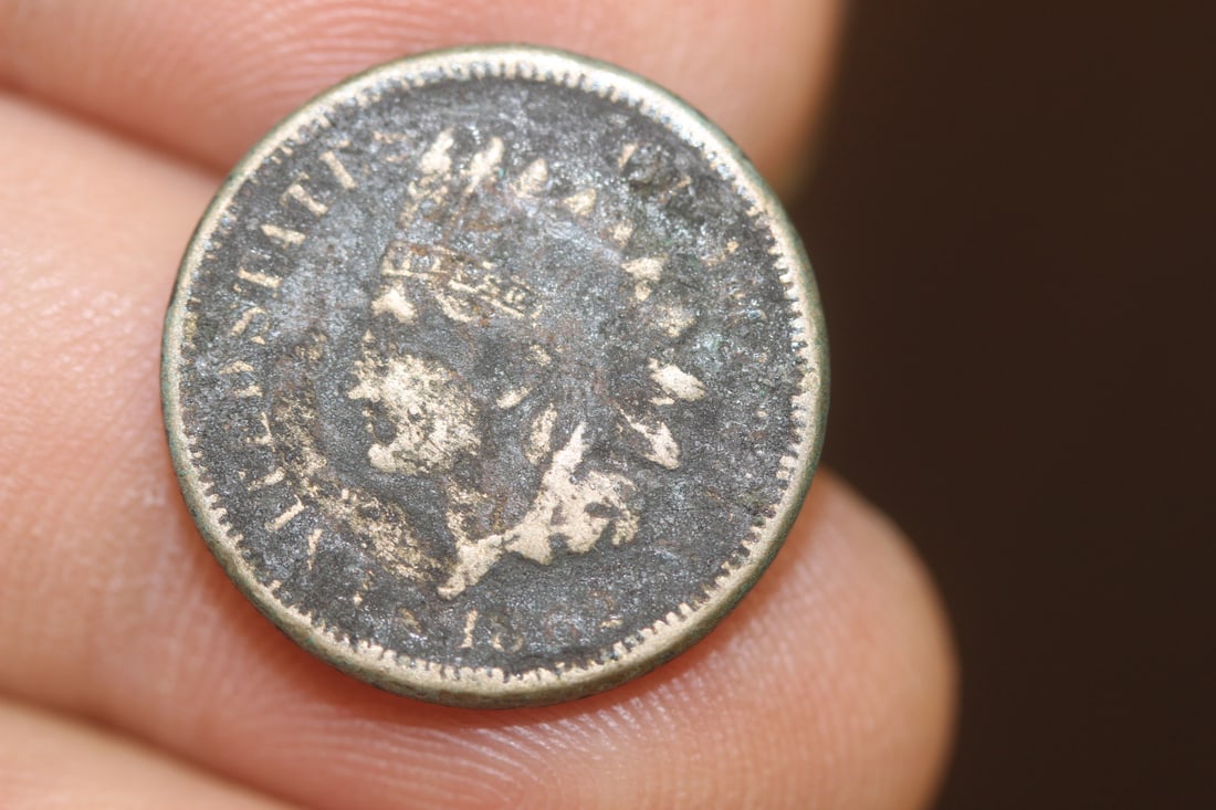 1862 Civil War Era Indian Head Cent: as shown