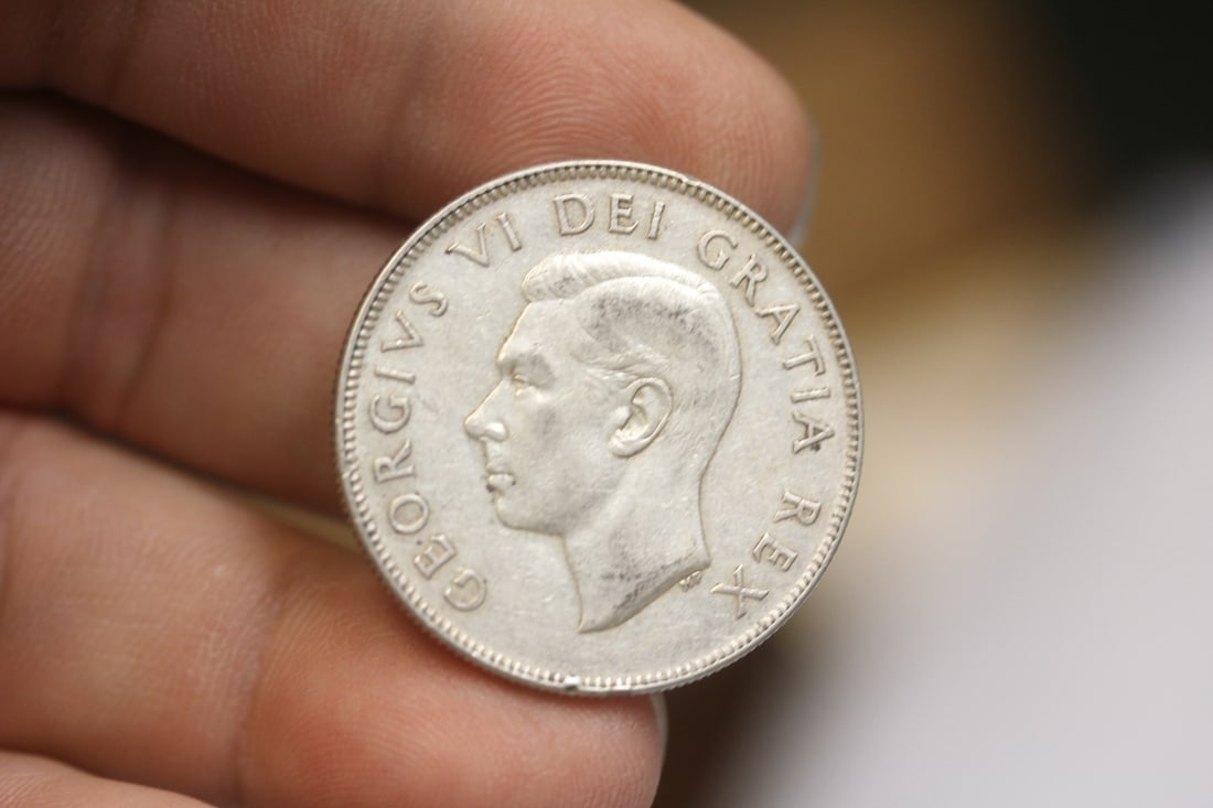 Canadian Silver Half Dollar: 80% silver