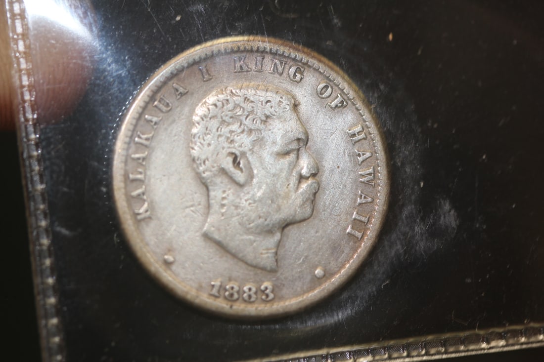 1883 Hawaii Silver Quarter: as shown
