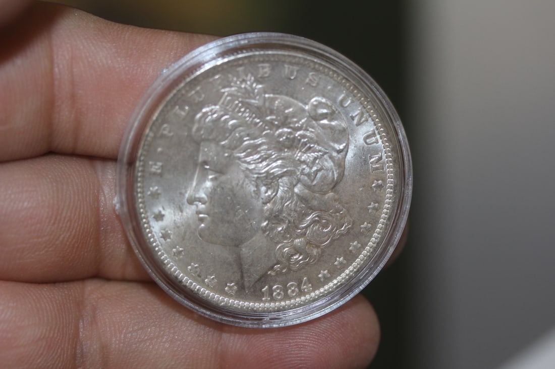 1884-O Morgan Silver Dollar: beautiful condition