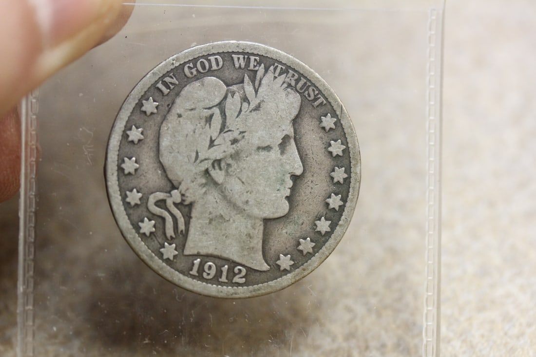 1912 Barber Silver Half Dollar (1 of 2)