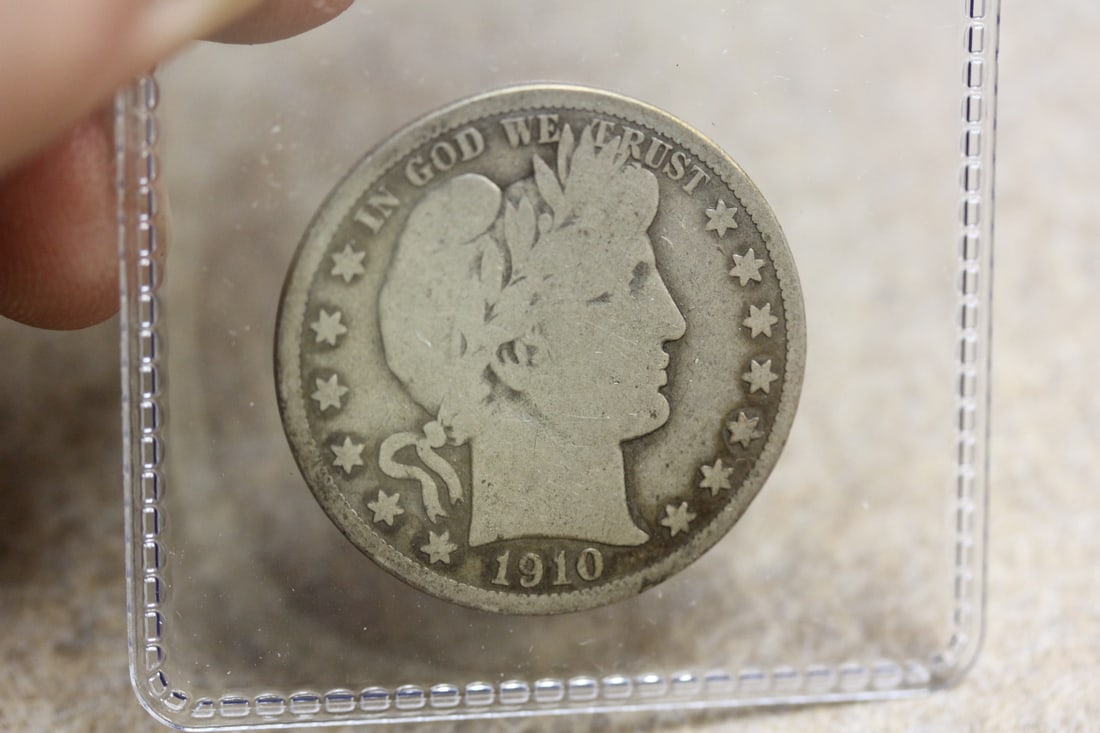 1910-S Barber Silver Half Dollar: as shown