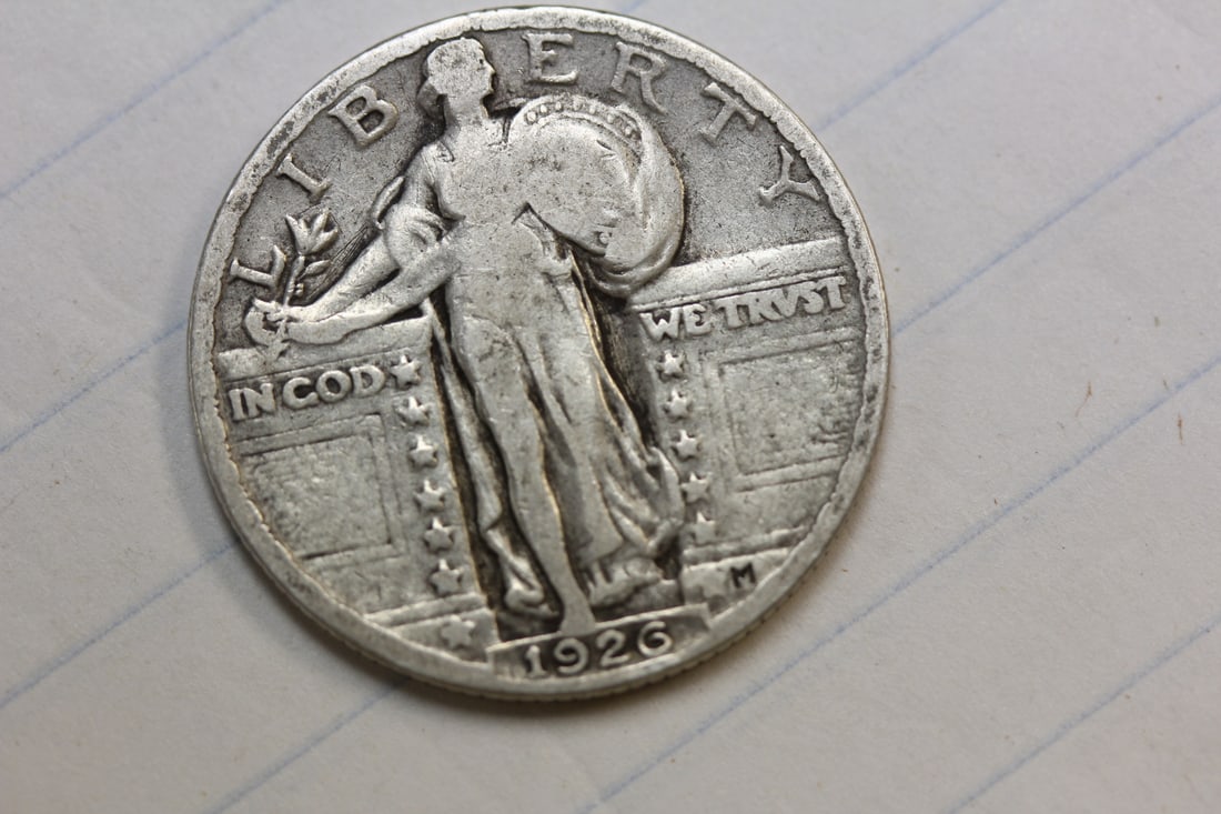 1926 Silver Quarter: as shown