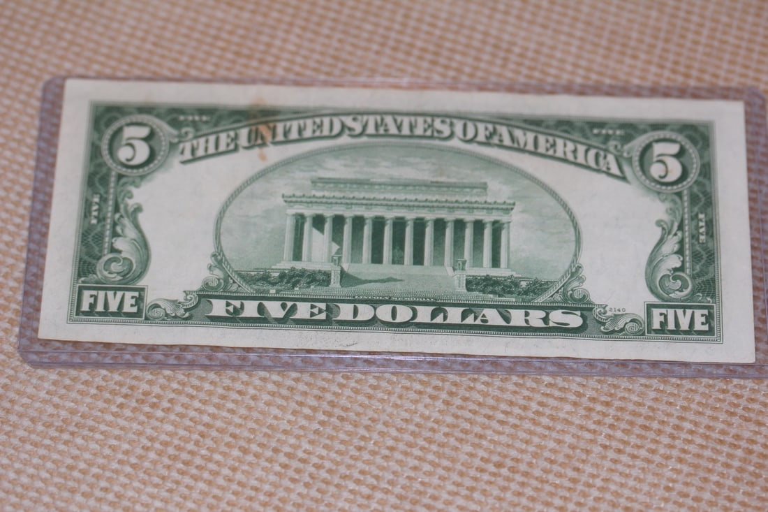 1953 Five Dollar Note - 3