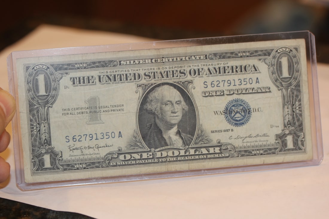 1957 Blue Seal $1.00 Note: as shown