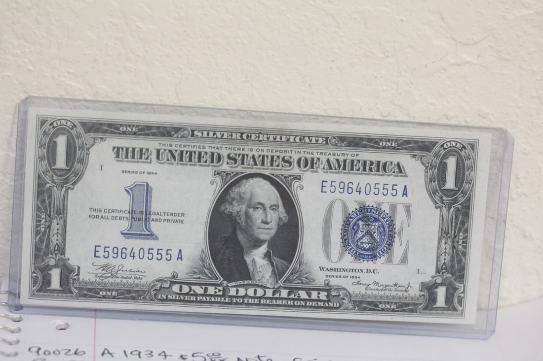 1934 $1.00 Funny Back Note (1 of 2)