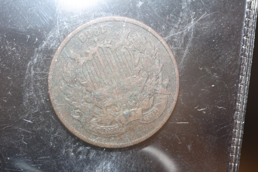 1868 Two Cent Piece: as shown