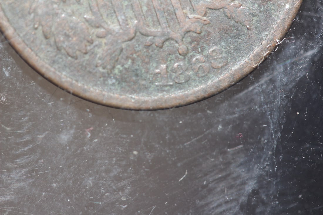 1868 Two Cent Piece - 4