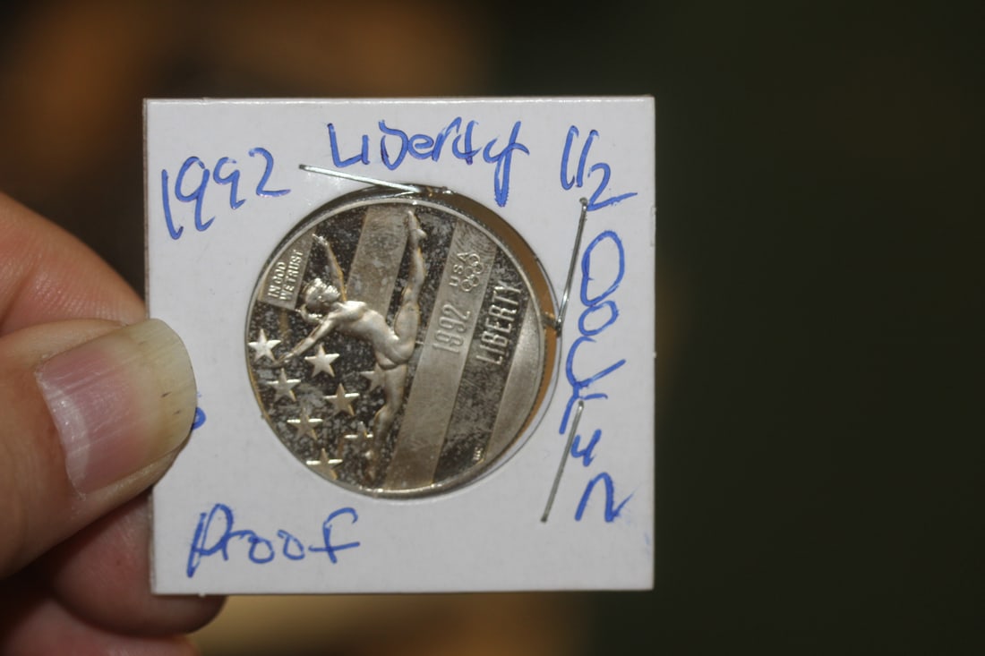 1992 Liberty Half Proof Dollar: clad