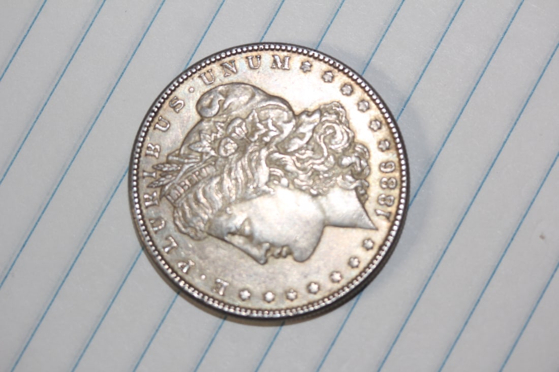 1886-P Morgan Silver Dollar: as shown