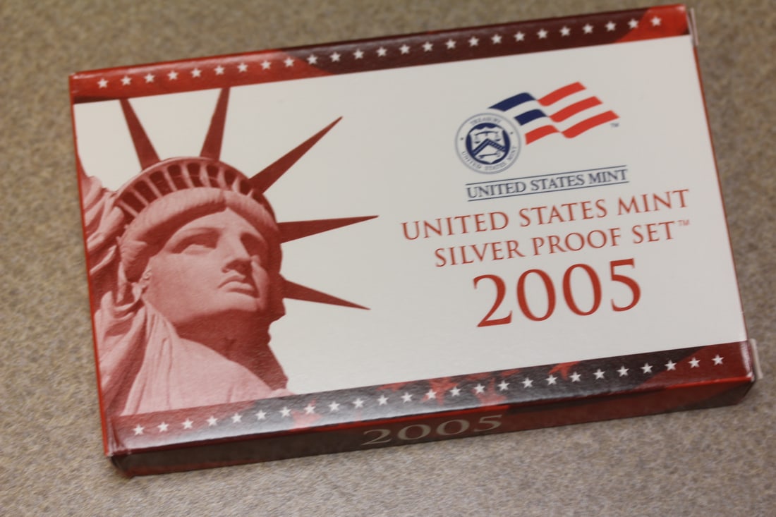 2005 Silver Proof Set: as shown