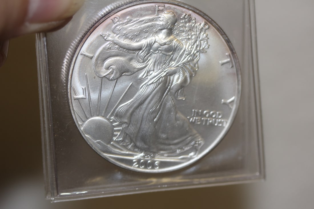 2006 Silver Walking Liberty Round: .999 fine silver Walking Liberty - one troy ounce silver round