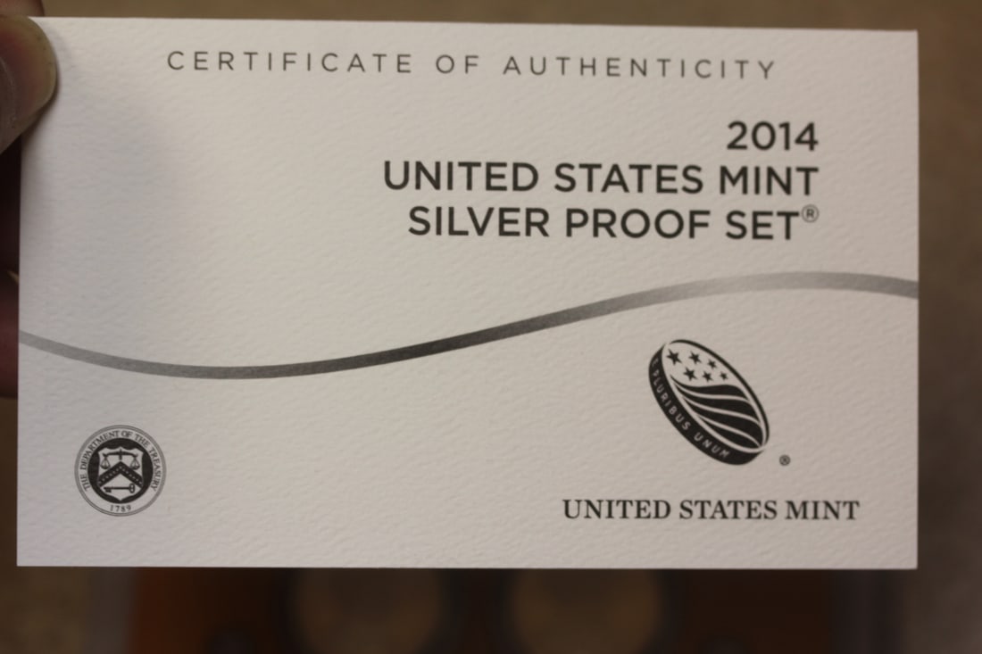 2014 US Mint Silver Proof Set - 9