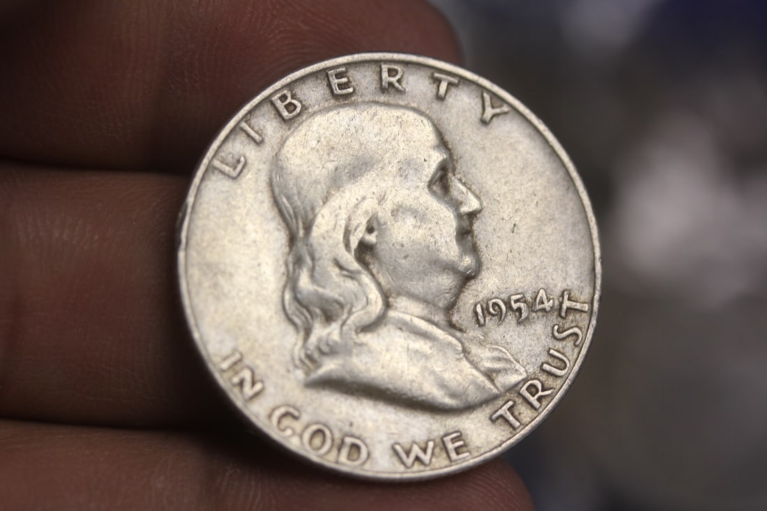 1954-D Franklin Half Dollar (1 of 3)
