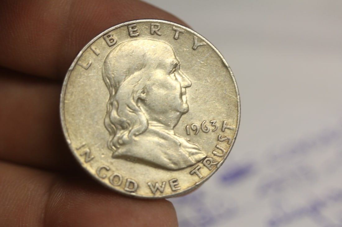 1963-D Franklin Half Dollar (1 of 3)
