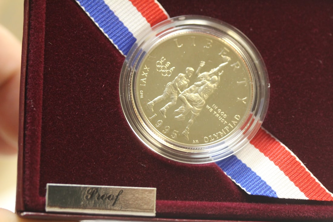 1996 Atlanta Olympic Games Coin: the United States Olympic Coins of the Atlanta Centennial olympic games - proof - clad