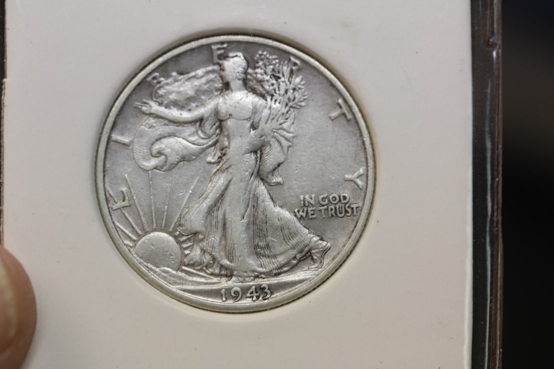 1943-S Silver Walking Liberty Half Dollar: as shown