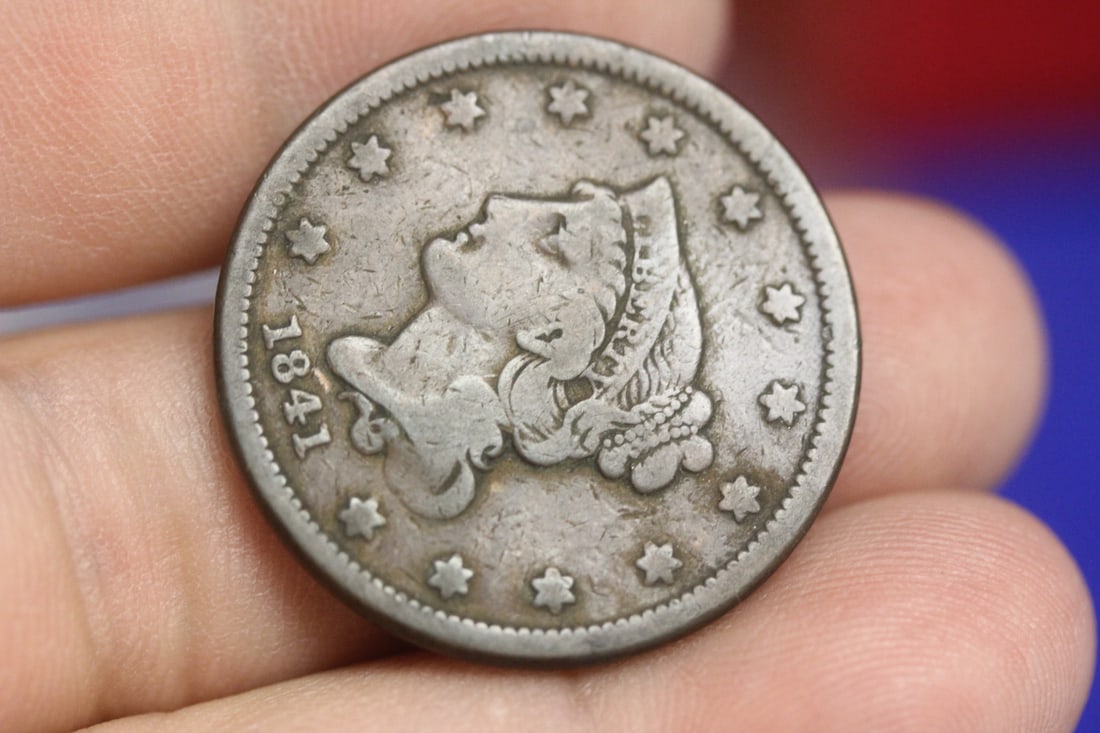 1841 Large Cent - 3