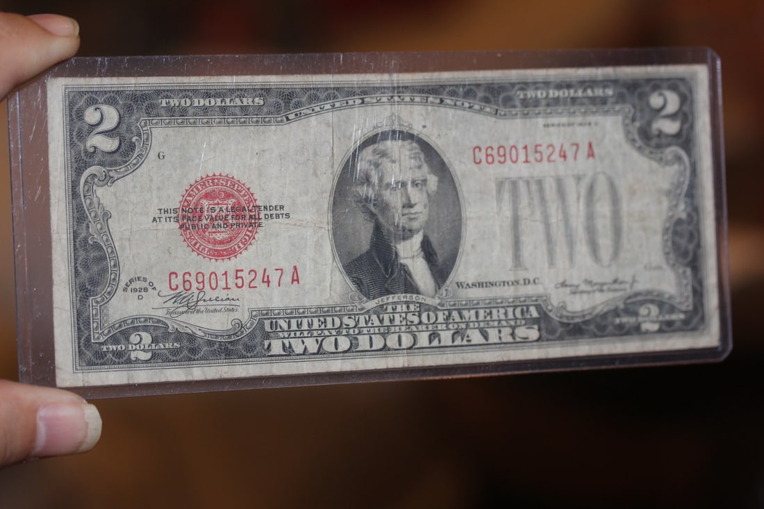 1928 $2.00 Note: as shown on photos