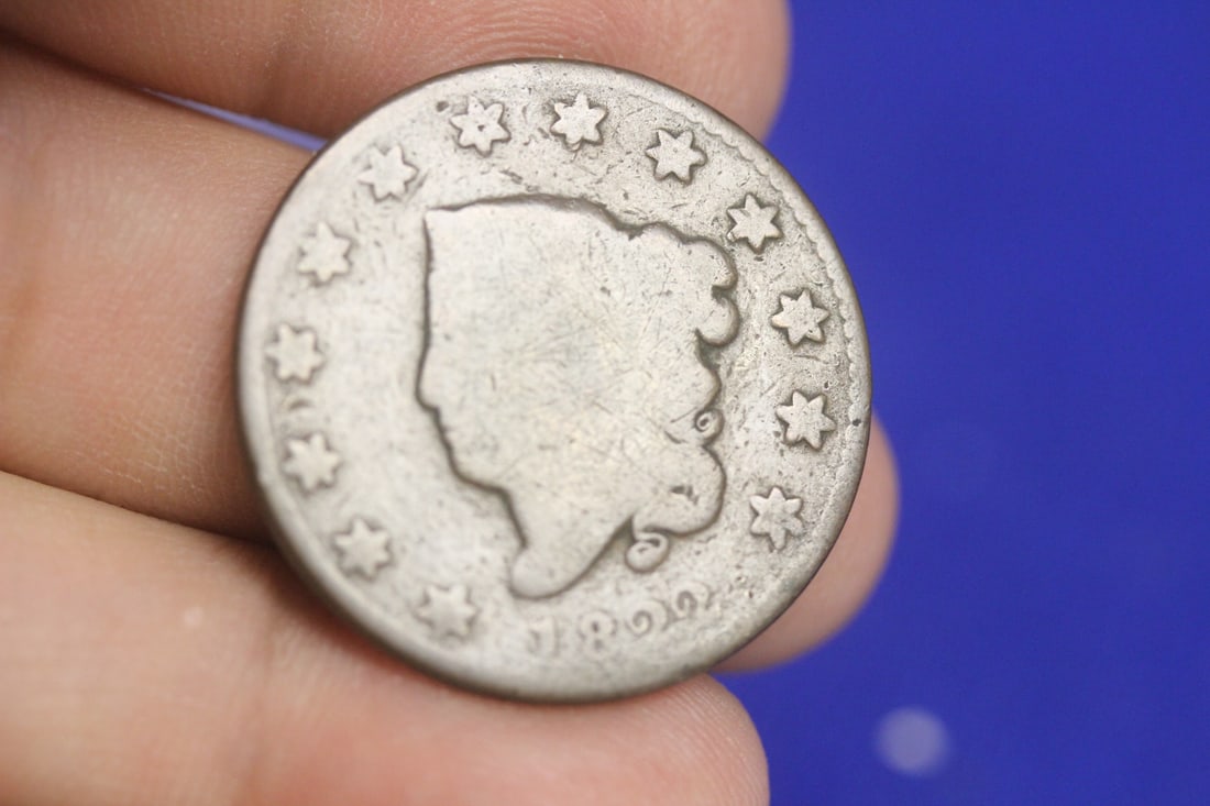 1822 Large Cent: as shown