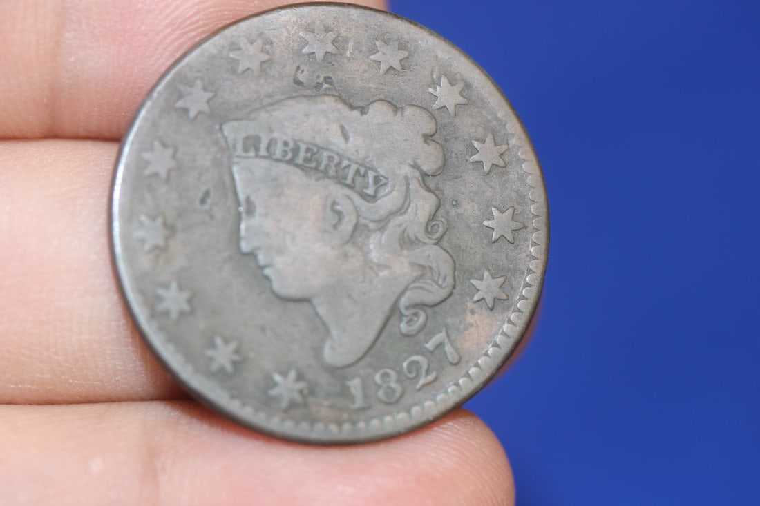1827 Large Cent: as shown