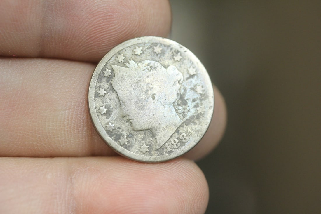 1884 V Nickel: Rare - key date