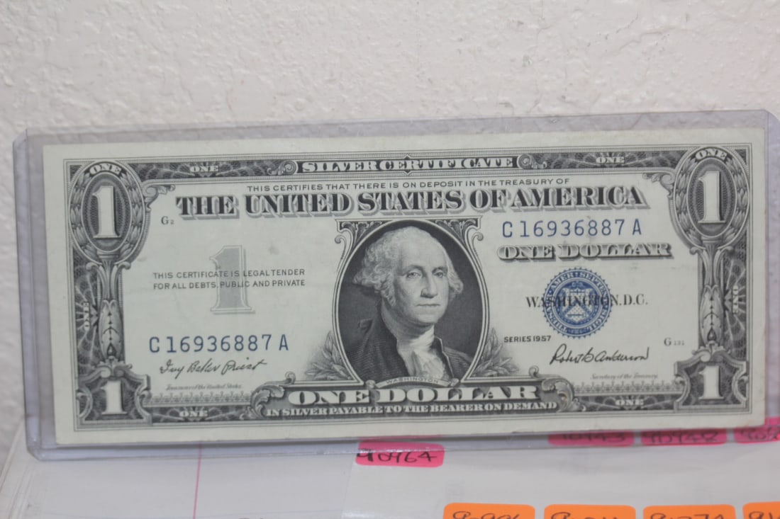 1958 Blue Seal $1.00 Note: crisp