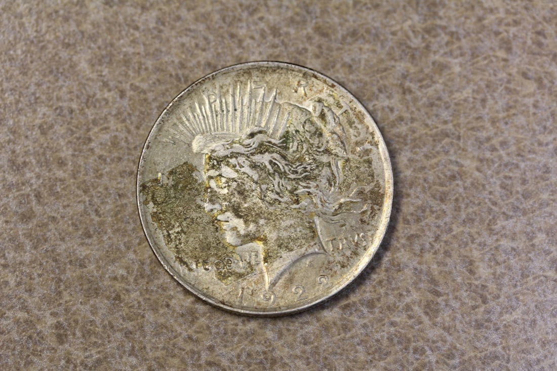 1922 Peace Silver Dollar: as shown