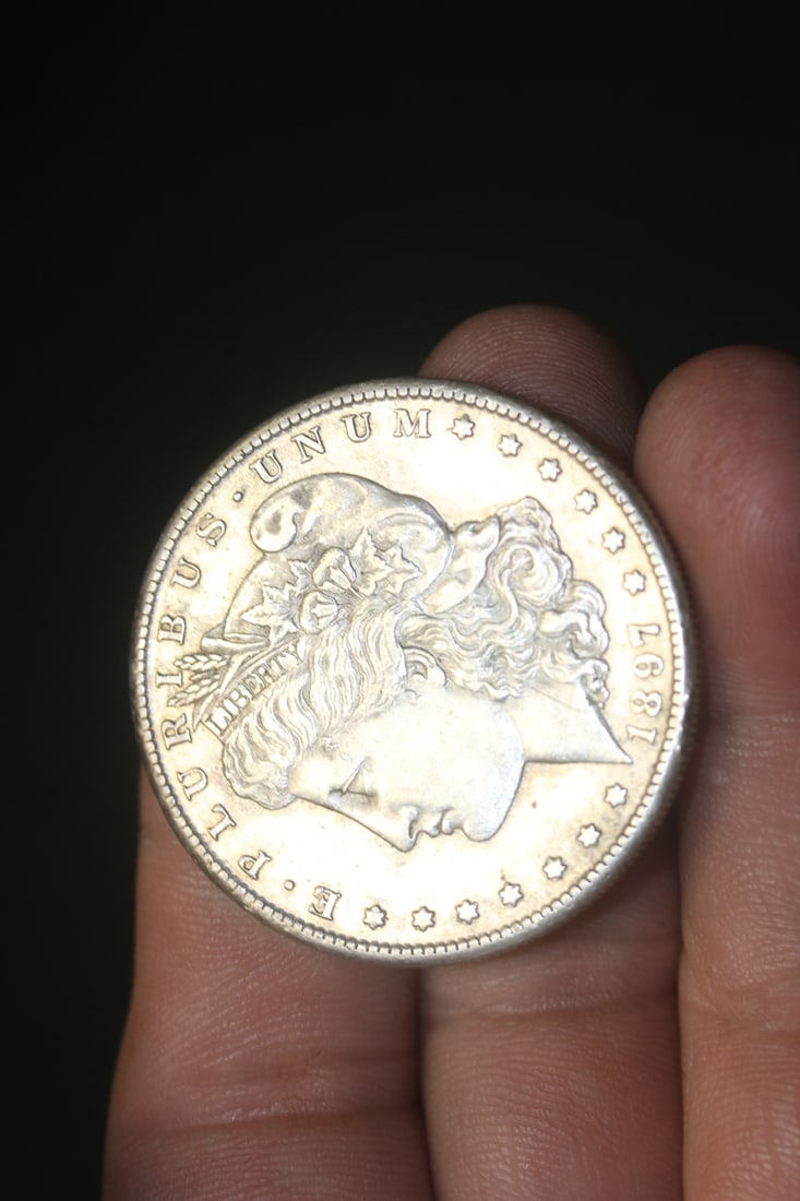 1897-S Morgan Silver Dollar: semi key date