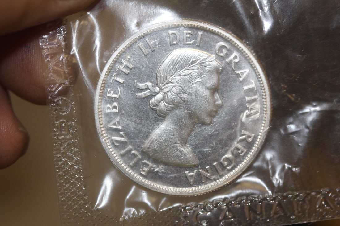 1963 80% Silver Canada Dollar: still sealed